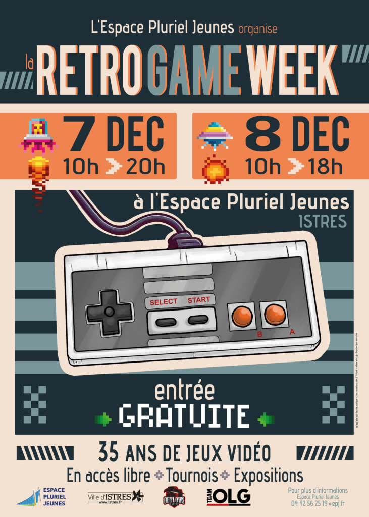 Retro Game Week istres halle spectacle 30 ans EPJ