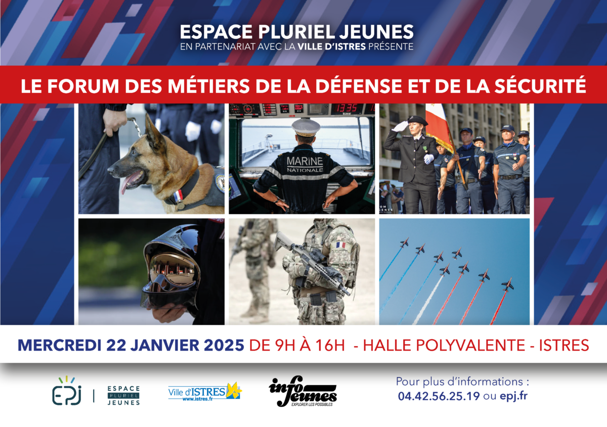 Forum armée istres 13800 métiers defense sécurité 2024 2025